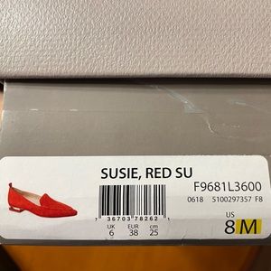 Franco Sarto Red Suede Shoes - 8